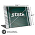 Michigan State University Jersey Grey Universal Laptop 14in (11.4 x 8.2in) Skin