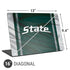 Michigan State University Jersey Grey Universal Laptop 16in (13 x 9.4in) Skin