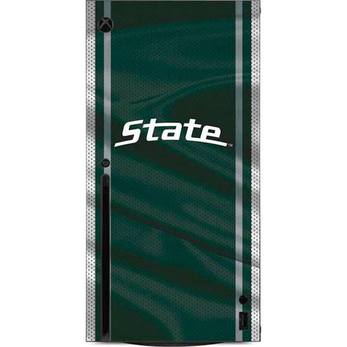 Michigan State University Jersey Grey Xbox Series X Console Skin