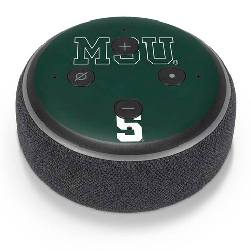 Michigan State University MSU Letters Amazon Echo Dot Skin