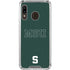 Michigan State University MSU Letters Galaxy A30 Clear Case