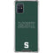 Michigan State University MSU Letters Galaxy A51 5G Clear Case