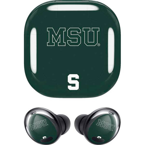 Michigan State University MSU Letters Galaxy Buds Pro Skin