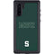 Michigan State University MSU Letters Galaxy Note 10 Waterproof Case