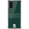 Michigan State University MSU Letters Galaxy Note20 5G Clear Case