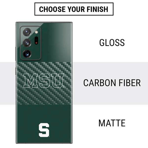 Michigan State University MSU Letters Galaxy Note20 Ultra 5G Skin