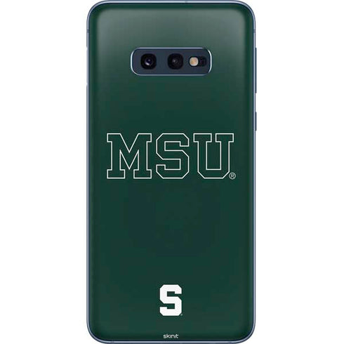 Michigan State University MSU Letters Galaxy S10e Skin