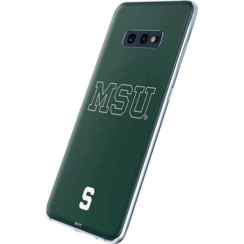 Michigan State University MSU Letters Galaxy S10e Skin
