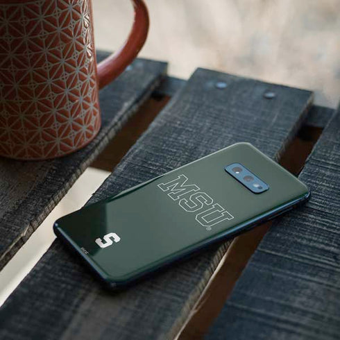 Michigan State University MSU Letters Galaxy S10e Skin