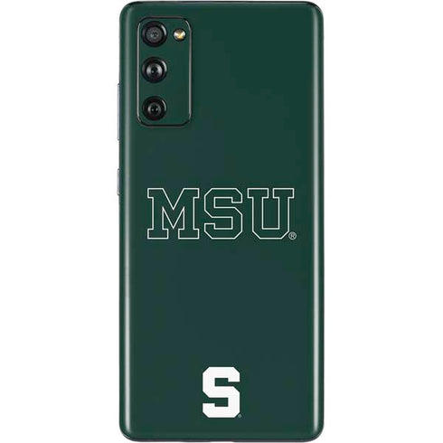 Michigan State University MSU Letters Galaxy S20 Fan Edition Skin