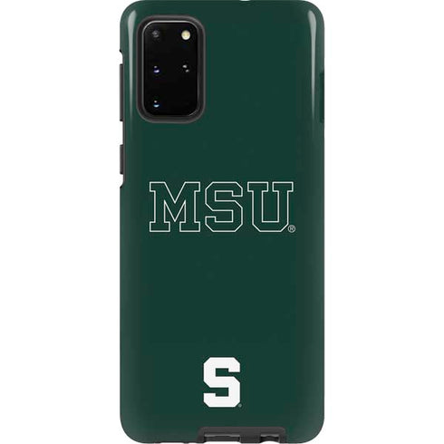 Michigan State University MSU Letters Galaxy S20 Plus Pro Case