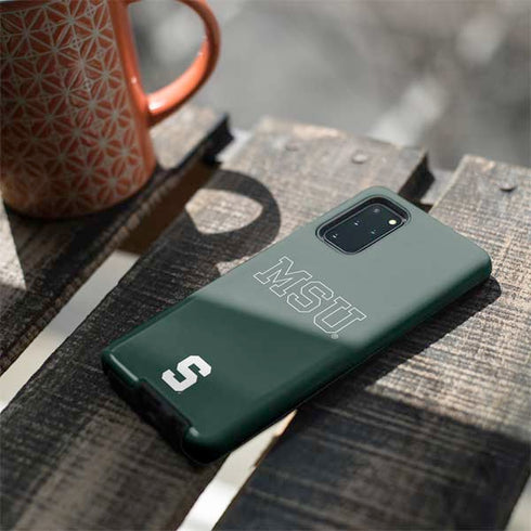 Michigan State University MSU Letters Galaxy S20 Plus Pro Case