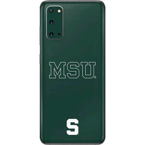 Michigan State University MSU Letters Galaxy S20 Skin
