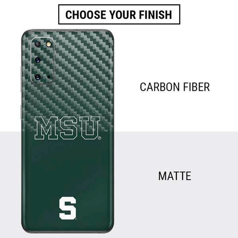 Michigan State University MSU Letters Galaxy S20 Skin