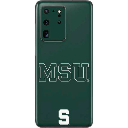 Michigan State University MSU Letters Galaxy S20 Ultra 5G Skin
