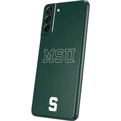 Michigan State University MSU Letters Galaxy S21 5G Skin