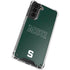 Michigan State University MSU Letters Galaxy S21 Plus 5G Clear Case