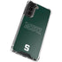 Michigan State University MSU Letters Galaxy S22 Plus Clear Case