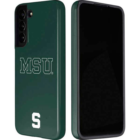 Michigan State University MSU Letters Galaxy S22 Plus Pro Case