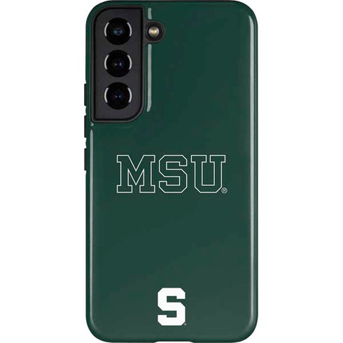 Michigan State University MSU Letters Galaxy S22 Pro Case