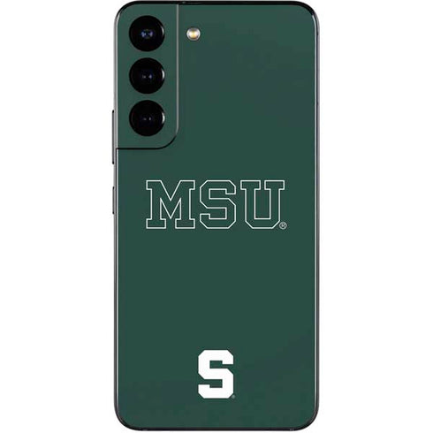 Michigan State University MSU Letters Galaxy S22 Skin