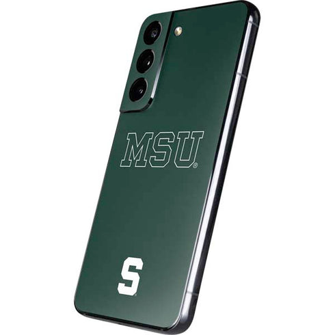 Michigan State University MSU Letters Galaxy S22 Skin