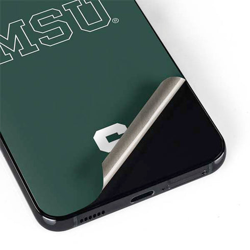 Michigan State University MSU Letters Galaxy S22 Skin