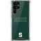Michigan State University MSU Letters Galaxy S22 Ultra Clear Case