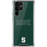 Michigan State University MSU Letters Galaxy S22 Ultra Clear Case