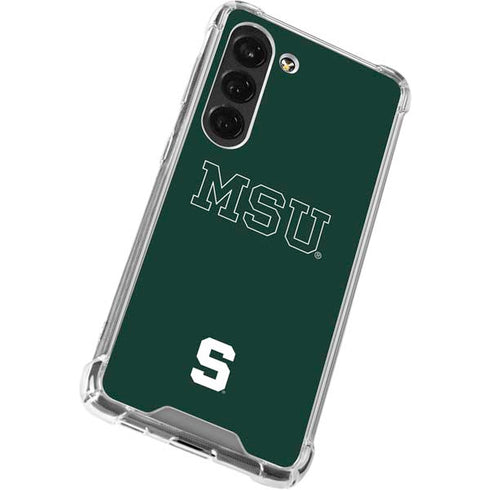 Michigan State University MSU Letters Galaxy S23 Clear Case