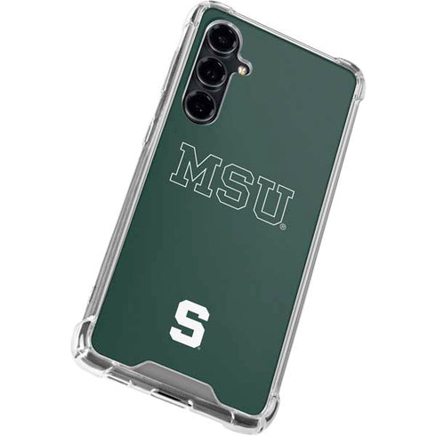 Michigan State University MSU Letters Galaxy S23 FE Clear Case