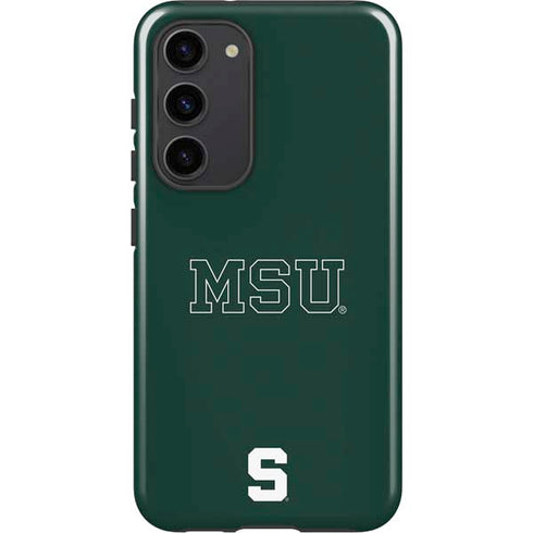Michigan State University MSU Letters Galaxy S23 Plus Pro Case