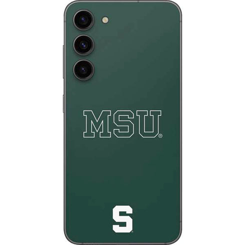 Michigan State University MSU Letters Galaxy S23 Plus Skin