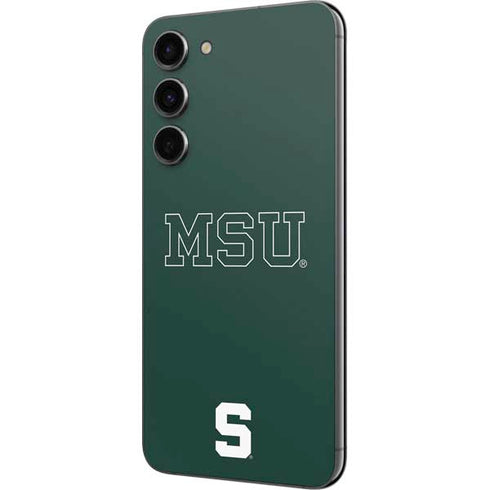 Michigan State University MSU Letters Galaxy S23 Plus Skin