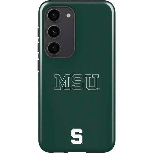 Michigan State University MSU Letters Galaxy S23 Pro Case