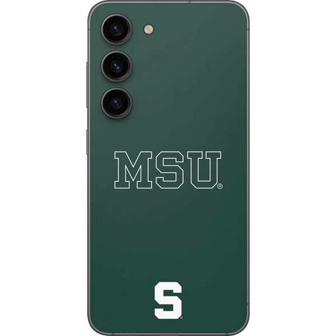 Michigan State University MSU Letters Galaxy S23 Skin