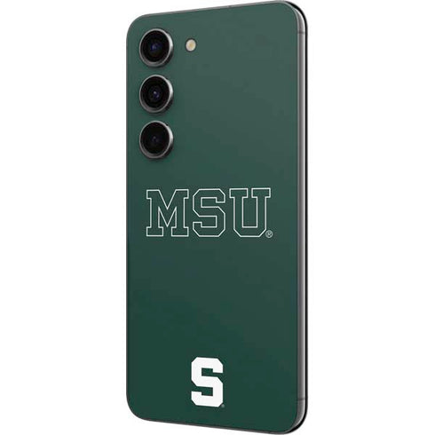 Michigan State University MSU Letters Galaxy S23 Skin