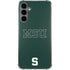 Michigan State University MSU Letters Galaxy S24 Plus Clear Case