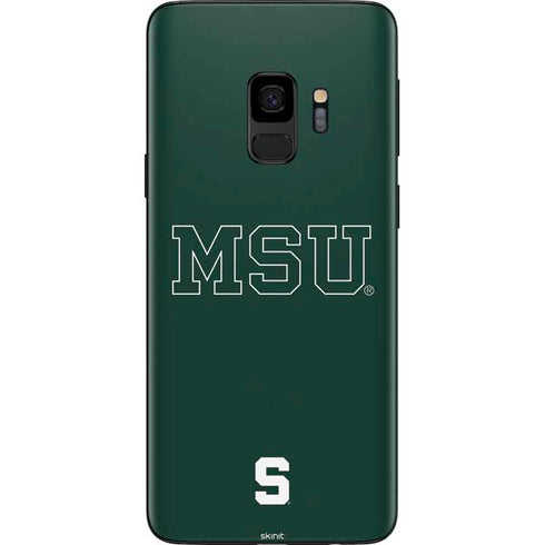 Michigan State University MSU Letters Galaxy S9 Skin