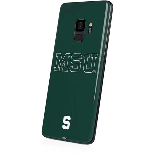 Michigan State University MSU Letters Galaxy S9 Skin