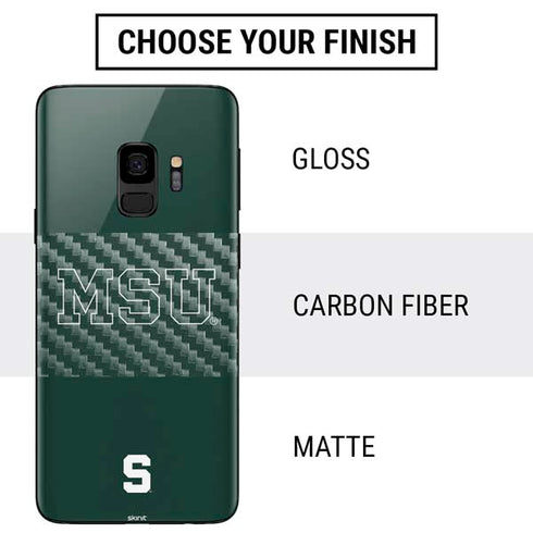 Michigan State University MSU Letters Galaxy S9 Skin