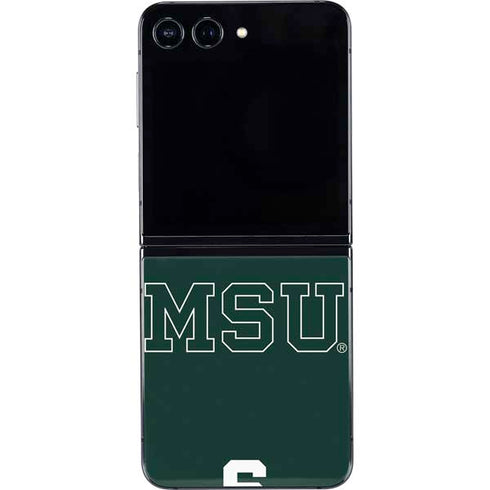 Michigan State University MSU Letters Galaxy Z Flip5 5G Skin