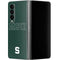 Michigan State University MSU Letters Galaxy Z Fold4 5G Skin