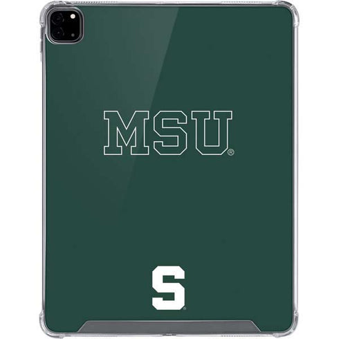 Michigan State University MSU Letters iPad Pro 12.9in (2020) Clear Case