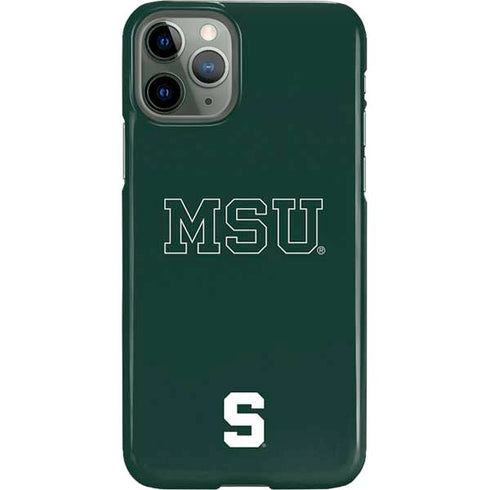 Michigan State University MSU Letters iPhone 11 Pro Lite Case