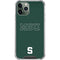 Michigan State University MSU Letters iPhone 11 Pro Max Clear Case