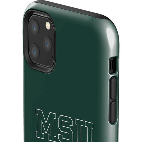 Michigan State University MSU Letters iPhone 11 Pro Max Impact Case