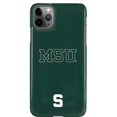 Michigan State University MSU Letters iPhone 11 Pro Max Lite Case