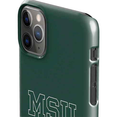 Michigan State University MSU Letters iPhone 11 Pro Max Lite Case