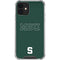 Michigan State University MSU Letters iPhone 12 Clear Case